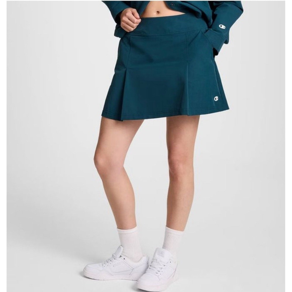 Champion Women's Size 4 Teal Skort‎ Moisture Management Inner Short